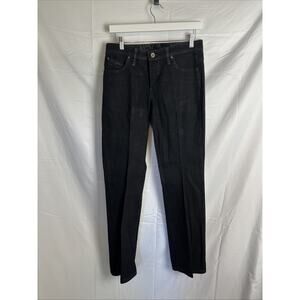 Wrangler Q Baby Boot Cut Black Stretch 7/8 X 32 Inseam